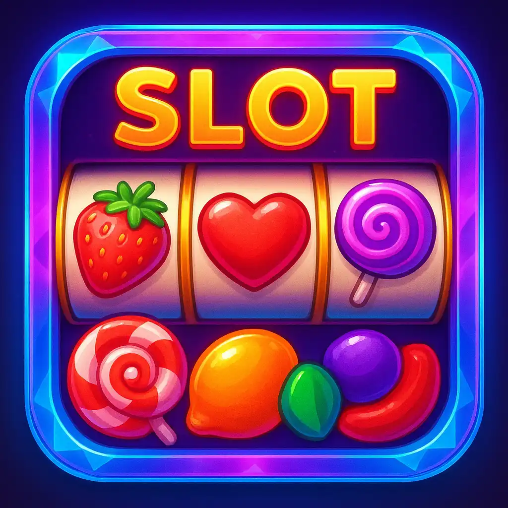 Sweet Bonanza pokie machine artwork in a golden desert casino theme
