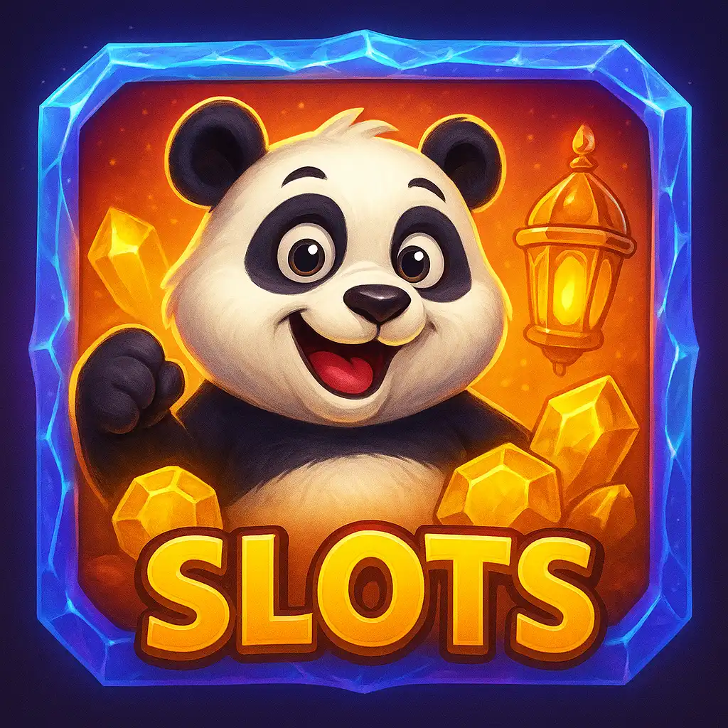 Wacky Panda pokie machine artwork in a golden desert casino theme